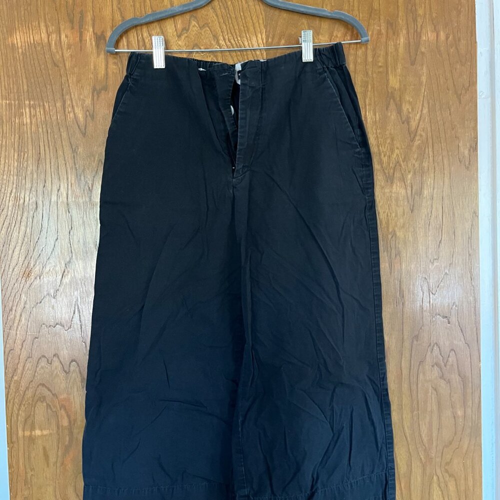 Marimekko x Uniqlo Black Cotton Capri Pants